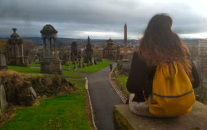 Mochila First de Bonesio en la necropolis de Glasgow